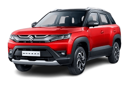 Maruti Brezza Red Car Rental