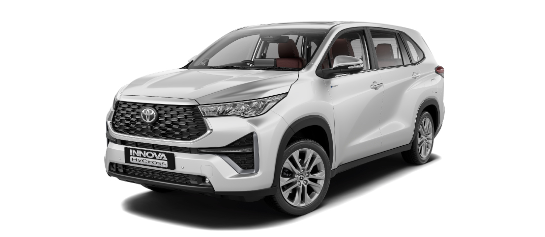 Toyota Innova Hycross White Car Rental