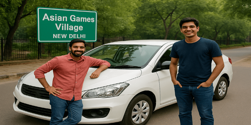 Hire Self Drive Car Rental in Asian games village complex
