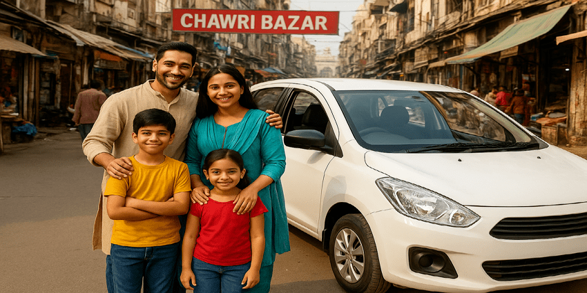 Hire Self Drive Car Rental in Chawri Bazar