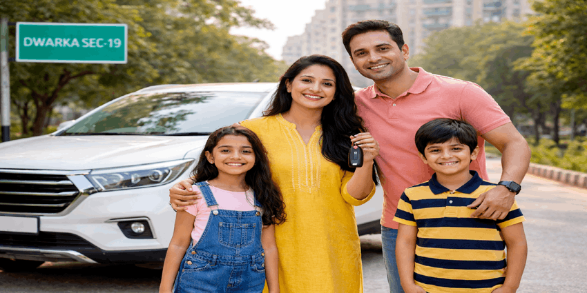 Hire Self Drive Car Rental in Dwarka Sector 19, Southwest Delhi