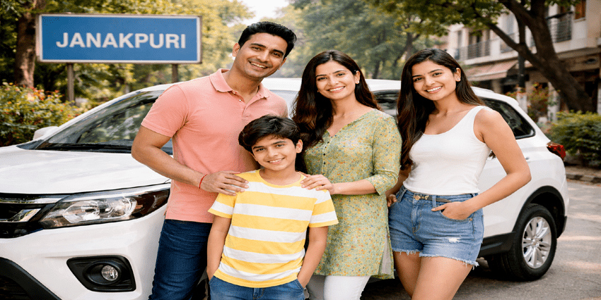 Hire Self Drive Car Rental in Janakpuri