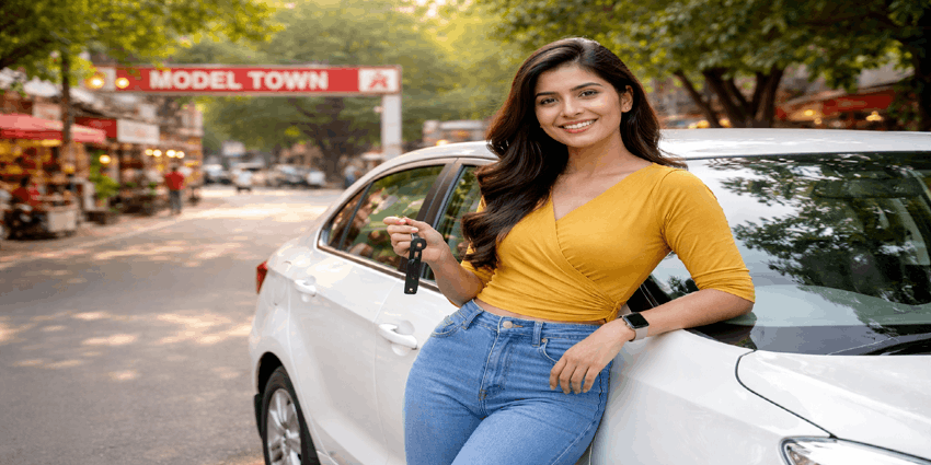 Hire Self Drive Car Rental in Model Town