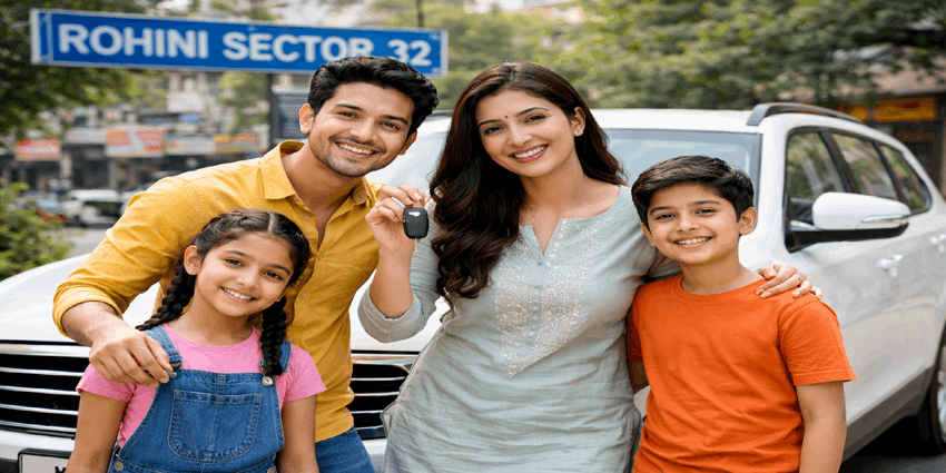 Hire Self Drive Car Rental in Rohini Sector 32
