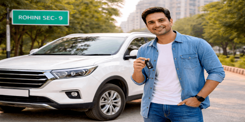 Car Rental in Rohini Sector 9, North-West Delhi