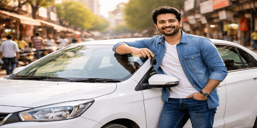 Hire Self Drive Car Rental in Tagore Garden Extension