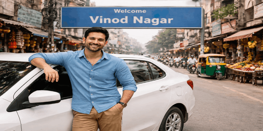 Hire Self Drive Car Rental in Vinod Nagar