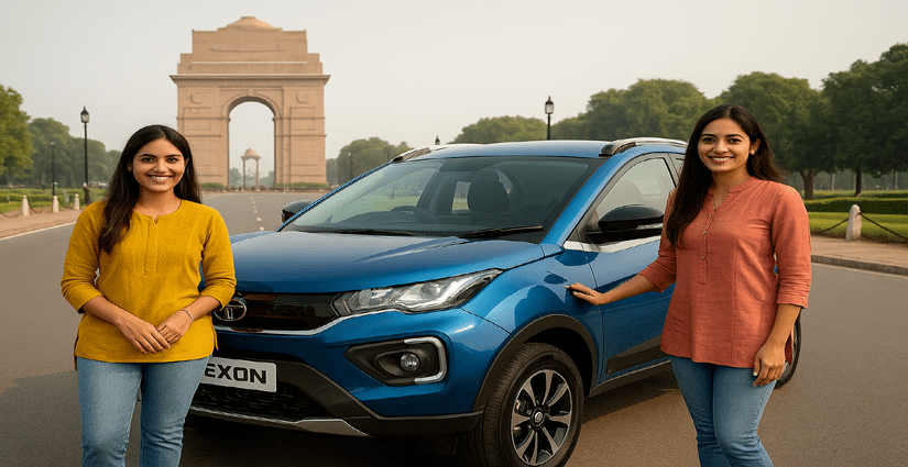 Hire Self Drive Tata Nexon Car Rental in Dwarka, New Delhi