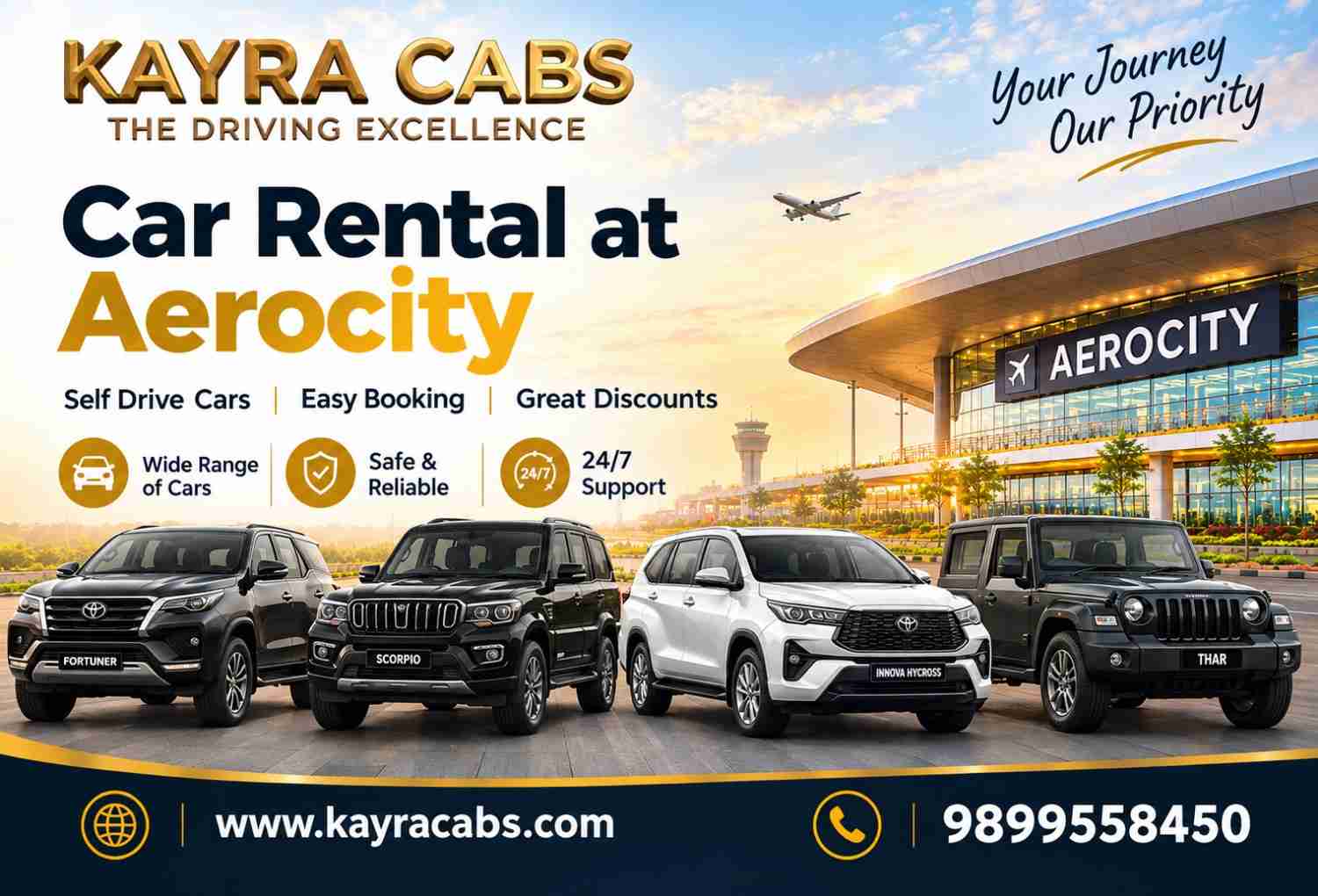 Car Rental at Aerocity: Book a Self Drive Car & Get Great Discounts